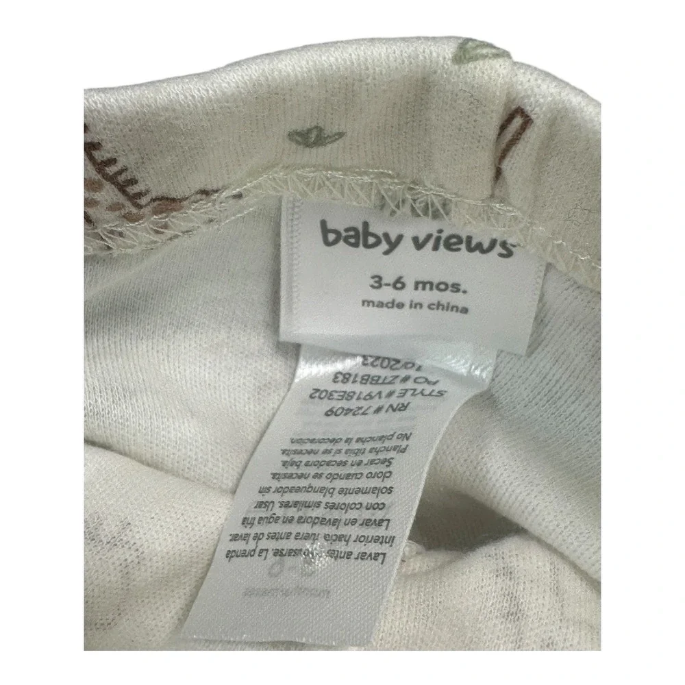 Baby Pants Lot 3-6 Months Cotton Blend Giraffe Bear Print Ribbed Cargo 17 Pieces